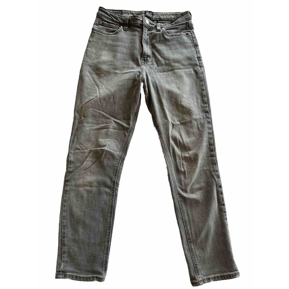 bdg urban outfitters jeans Women 28 Girlfriend HighRise Faded Gray/ Blackish D10